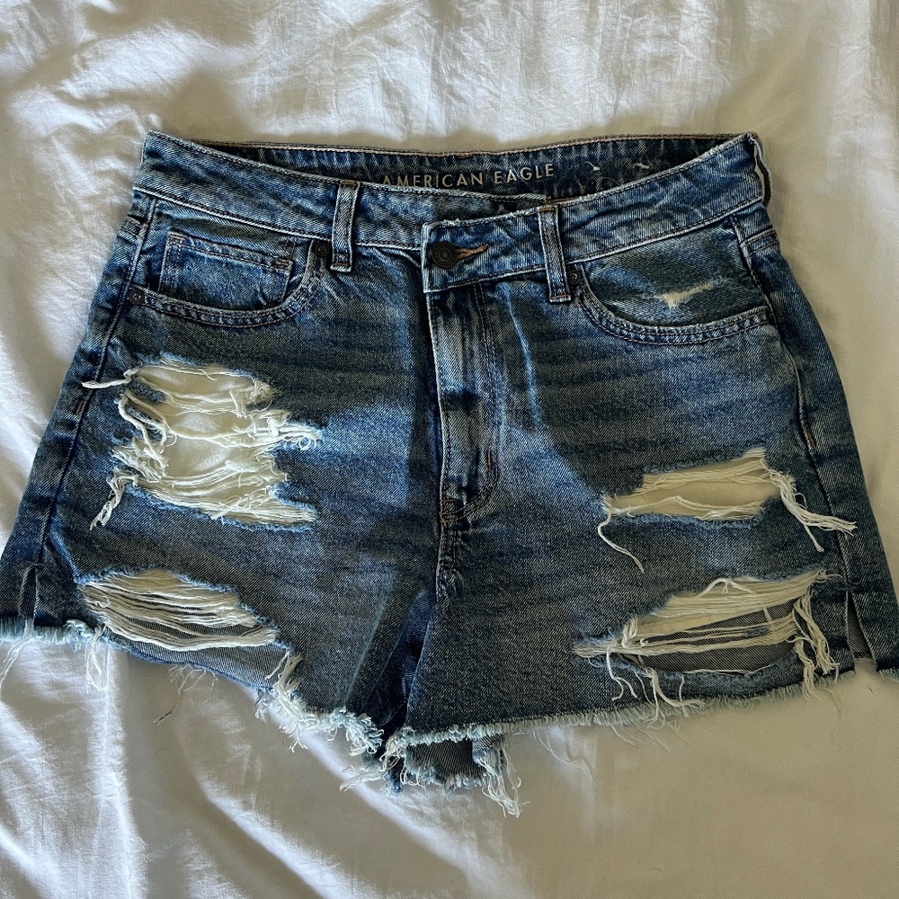 American Eagle Distressed Denim Shorts